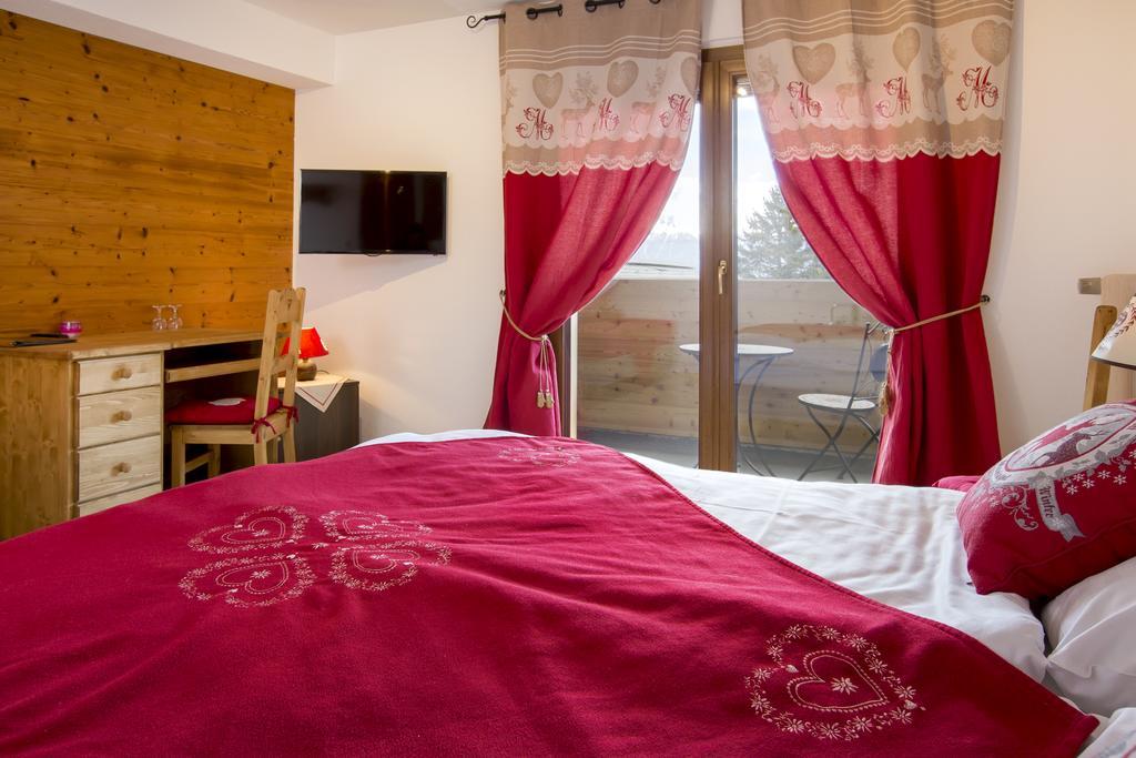 Hotel De Charme La Poste Anzere ภายนอก รูปภาพ
